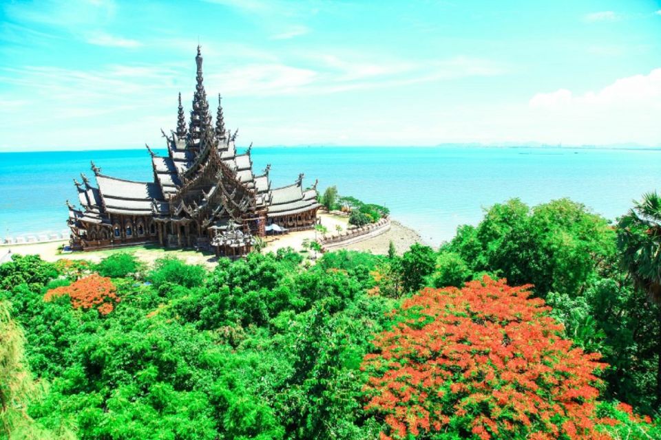 From Bangkok: Day Trip to Pattaya City & Sanctuary of Truth - Sanctuary of Truth: Woodwork Built in 1981 by the Sea