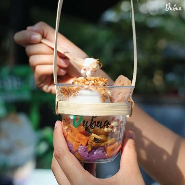 From Bangkok: Don Wai Market, Wat Samphran & Lotus Café Tour - The big attraction: Wat Samphran’s pink dragon cylindrical tower