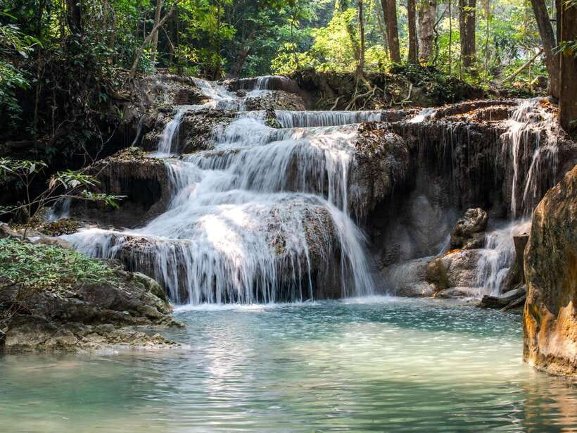 From Bangkok: Erawan Park & Kanchanaburi Small-Group Tour - Bridge over the River Kwai: a landmark with moving context