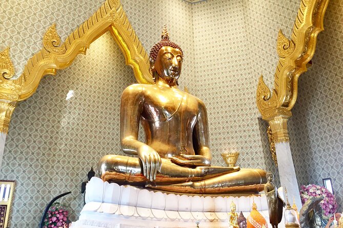 From Bangkok : Floating market, Kanchanaburi, Ayutthaya (3 days) - Day 1 in Bangkok: Golden Buddha, Grand Palace, and River Views