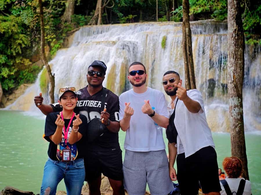 From Bangkok: Kanchanaburi, River Kwai and Erawan Waterfall - River Kwai Bridge in one hour: what you can actually see