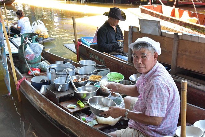 From Bangkok: Kanchanaburi Tour with Floating Market Visit - Maeklong Railway Market: watch vendors reset in real time