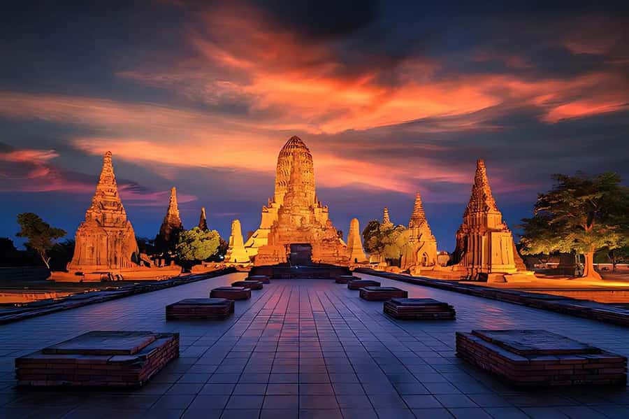From Bangkok:Ayutthaya Night Temples&Market with local Snack - Bang Pa-In Palace: the royal warm-up before the temples