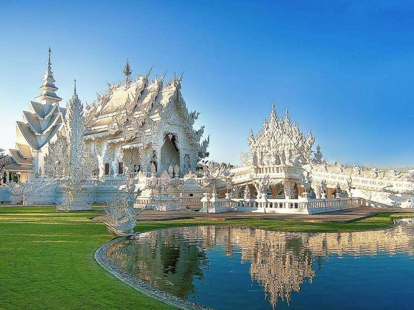 From Chiang Mai: Chiang Rai Famous Temples Guided Tour - Wat Rong Suea Ten Blue Temple: Unique Architecture and Scripture Art