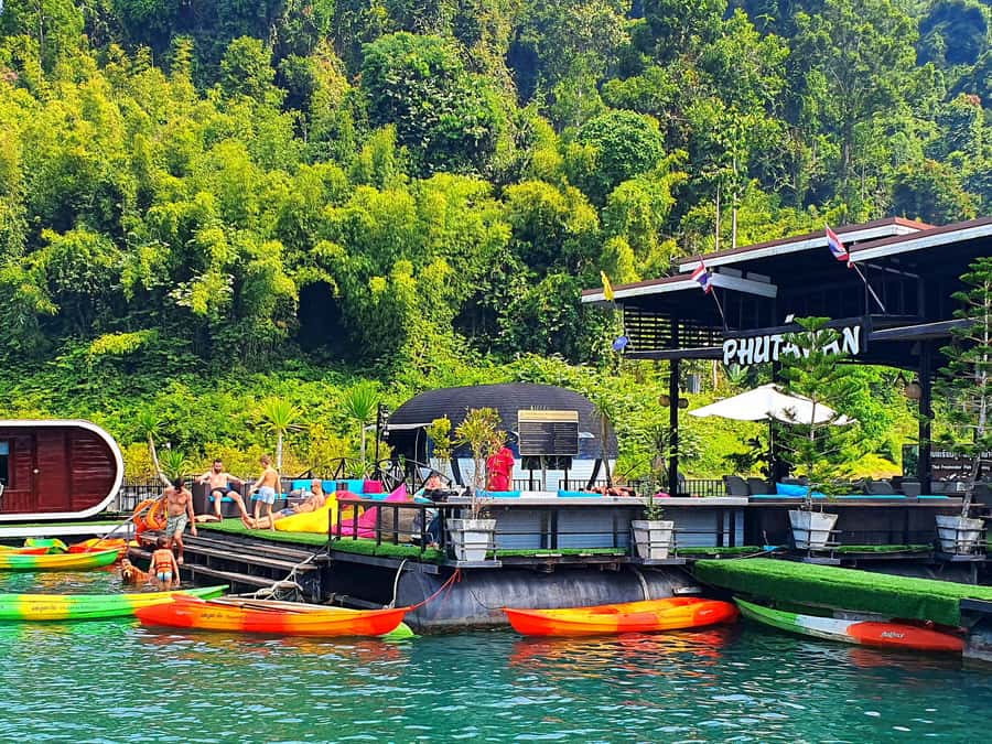 From Khao Lak : Cheow Lan Lake Day Trip : LUNCH at PHUTAWAN - Why Cheow Lan Lake Feels Special from the Start
