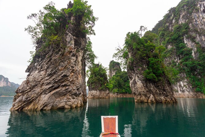 From Khao Lak : Cheow Lan Lake & Nam Rad Emerald Pool - Cheow Lan Pier and long-tail boat time on Cheow Lan Lake