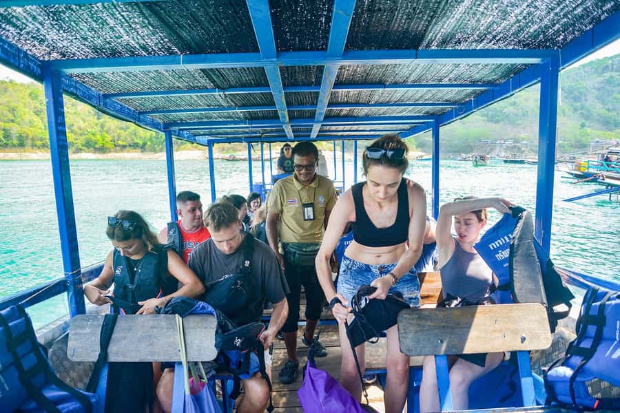 From Khao Lak: Eco Excursion at Cheow Lan Lake /w Lunch - The final cruise, Cheow Lan Pier again, and Khao Sok Viewpoint
