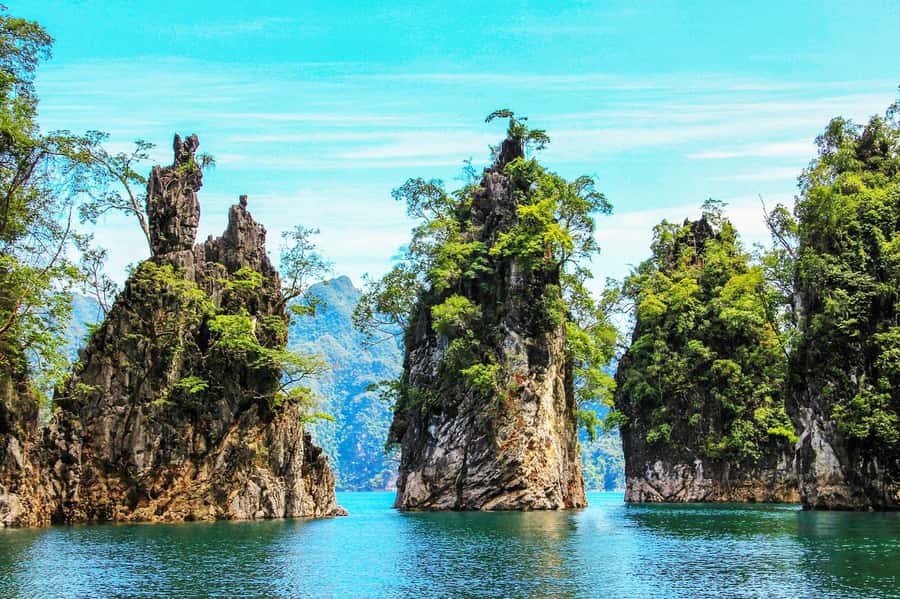 From Khao Lak: Eco Excursion at Cheow Lan Lake /w Lunch - Emerald Pool (Nam Rad Watershed Creek): your first big reset