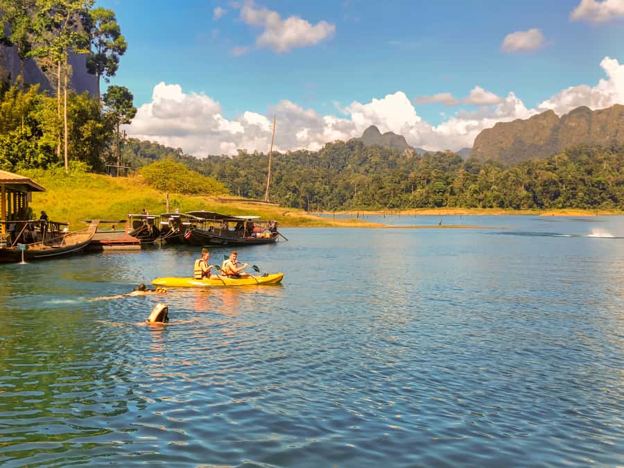 From Khao Lak: Khao Sok & Cheow Lan Lake Tour with Kayaking - Khao Lak pickup and the road toward Khao Sok