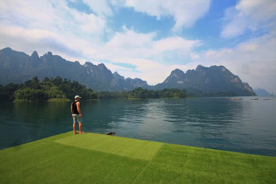 From Khao Lak or Phuket: 2-Day Cheow Lan Lake Tour - Day 1 Stop #1: Nam Rad Watershed swimming in clear creek water