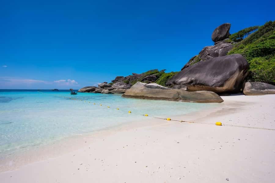 From Khao Lak & Phuket: Similan Islands Snorkeling Day Trip - Island 4 beaches and the boxed Thai picnic you’ll actually eat