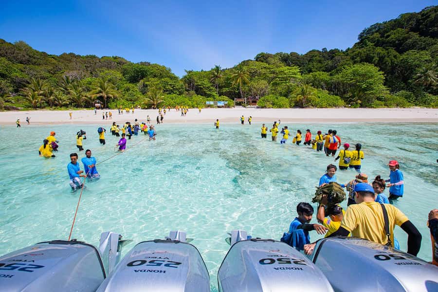 From Khao Lak: Similan Islands Day Trip by Luxury Catamaran - Koh Ba Ngu (Island No. 9): Christmas Point and Namchai Bay snorkeling