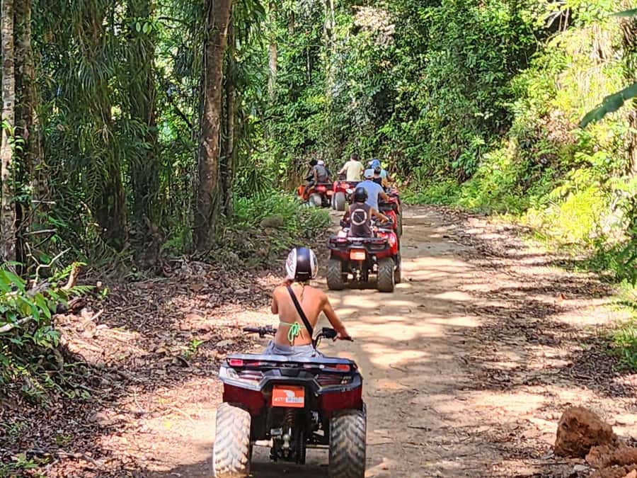 From Ko Pha Ngan: ATV Jungle Adventure Experience - How challenging is it? Bumps, puddles, and that learning curve