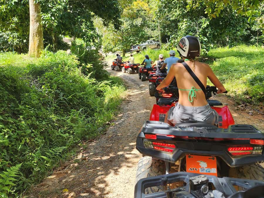 From Ko Pha Ngan: ATV Jungle Adventure Experience - The mountain peak photos: plan for cool air and wider angles