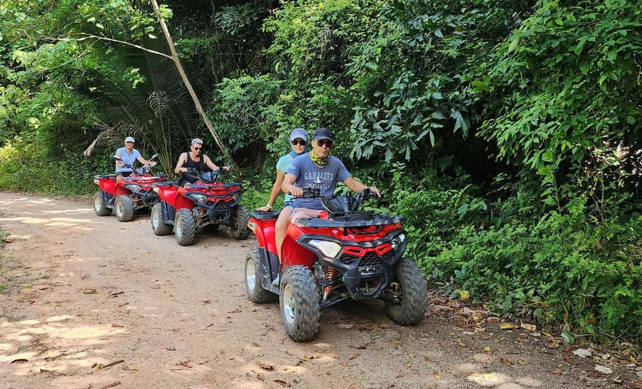 From Ko Pha Ngan: ATV Jungle Adventure Experience - The route: jungle dirt trails, farms, and a mountain peak you’ll remember