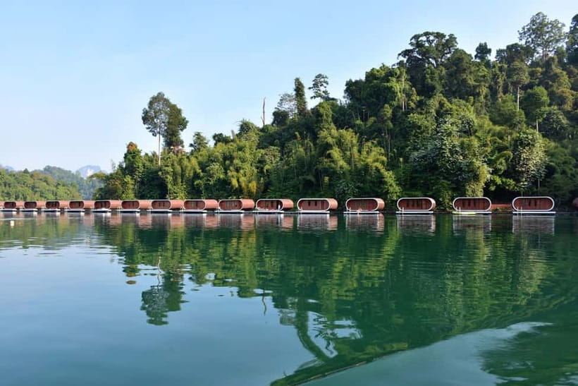 From Krabi: 1-Day Khao Sok & 2-Day Cheow Lan Lake Safari - Pra Kay Petch Cave: headlamps, stalactites, and the wet section