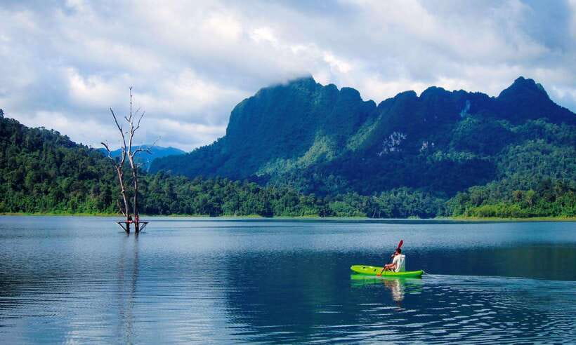 From Krabi: 1-Day Khao Sok & 2-Day Cheow Lan Lake Safari - Sok River floating and swimming: the easy-going adventure day
