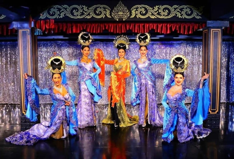 From Krabi: Blue Dragon Cabaret Ticket Dazzling Night - Acts you can anticipate: Sefominuf, Aqua, and Gangnam Style