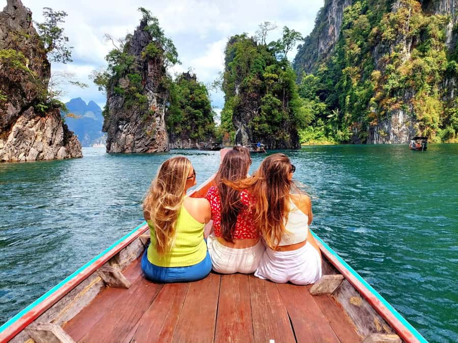 From Krabi: Khao Sok Cheow Lan Lake Day Trip - Cheow Lan Lake long-tail boat cruise and the Khao Sam Kloe landmark