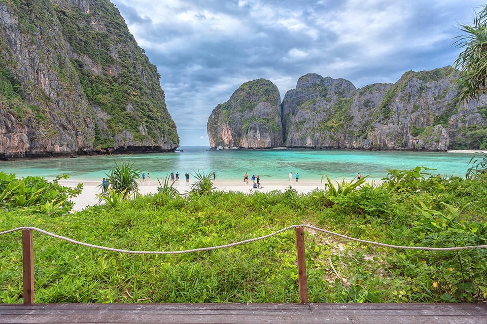 From Krabi: Maya Bay, Bamboo & Phi Phi Islands Day Tour - Phi Phi Don lunch and the Monkey Beach stop: food, shade, and quick moments