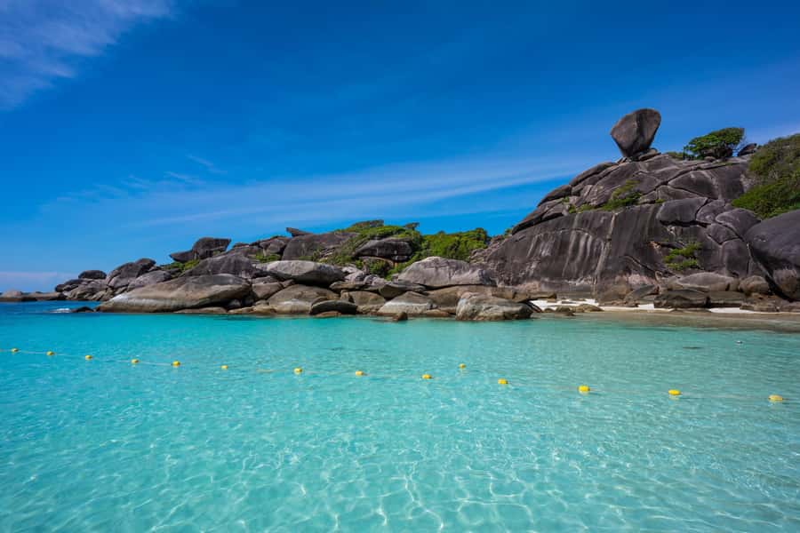 From Krabi: Similan Islands Day Trip by Speedboat - Koh Miang: beach time and a first taste of the water