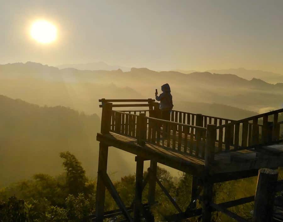 From Pai: Sunrise Private Tour Jabo Viewpoint & Nam Lod Cave - The bamboo rafting option: when it’s available, it changes the day
