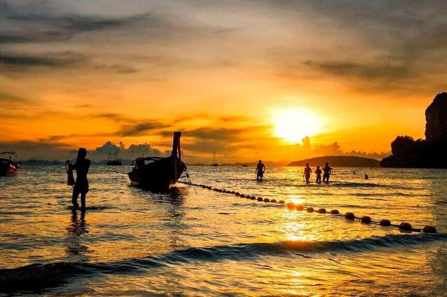 From Phi Phi Don:Sunset and Plankton Snorkeling by Speedboat - Phi Phi’s Speedboat Route: What the Day Feels Like