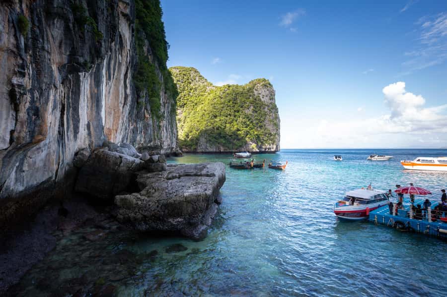 From Phi Phi : Full Day tour by Speed Boat with Lunch - The later departures: sunset and plankton when the day slows down