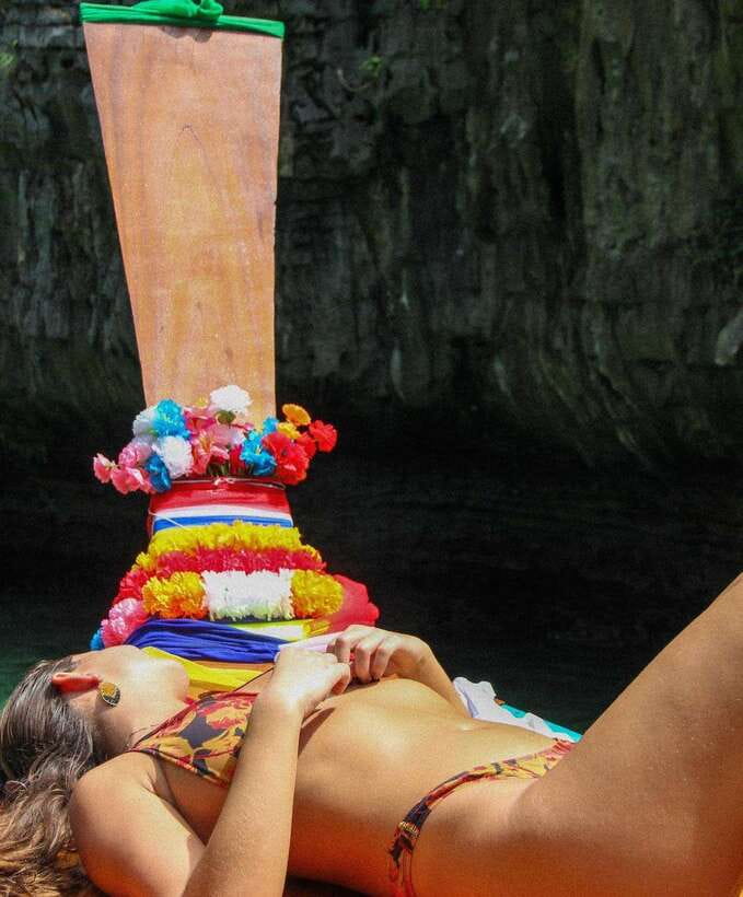 From Phi Phi Island :Half-day Tour by Longtail Boat - Monkey Beach and Viking Cave: short stops with big atmosphere