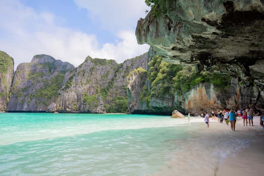 From Phi Phi Island: Maya Bay Sunset & Plankton by Speedboat - Sunset on the Water: When the Boat Becomes Part of the View