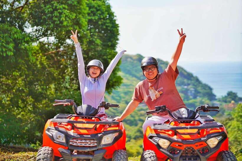 From Phuket: ATV Scenic Routes with Karon and Patong Views - Hotel pickup, then right into the trail time