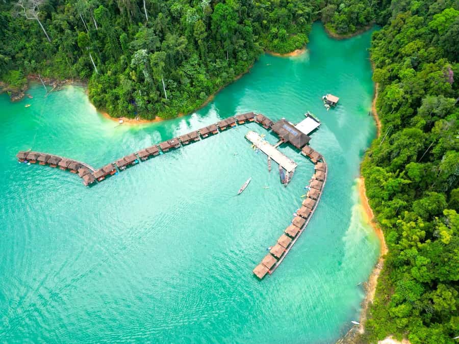 From Phuket Cheow Lan Lake 2Days Guided Tour with Activities - Day 1: Long-Tail Boat Views, Floating-Resort Lunch, and Phae Saichol Water Time