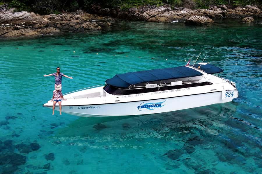 From Phuket: Coral Island Kahung Beach Speedboat Trip - Hotel pickup and Chalong Pier check-in, without chaos