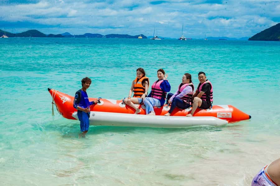 From Phuket: Coral Island Kahung Beach Speedboat Trip - Optional sea sports: choose your thrill, pay extra for the upgrades