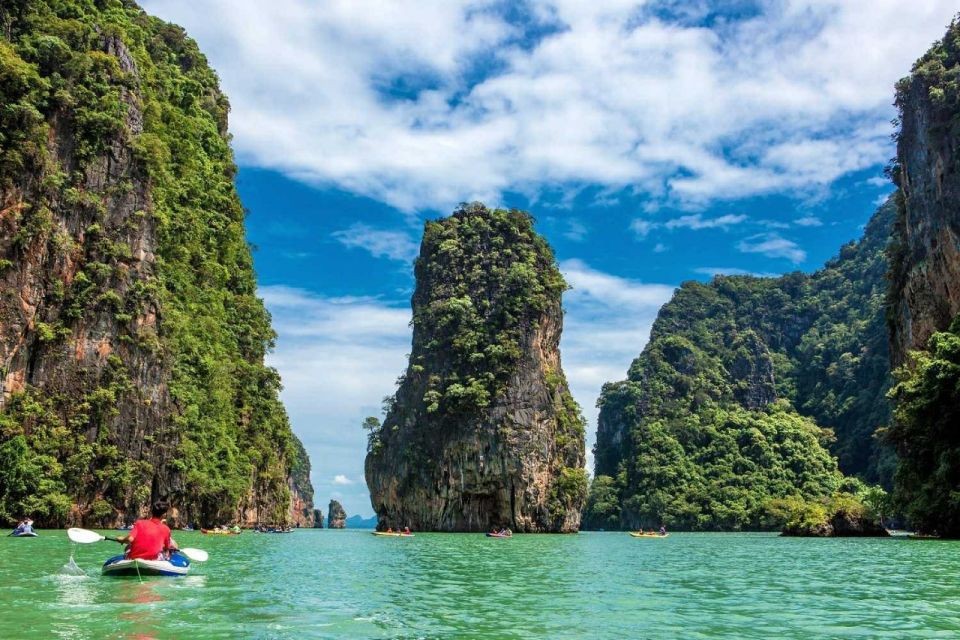 From Phuket: James Bond and Phang Nga Bay Tour by Speedboat - Ko Hong and the cave system: where scenery turns into movement