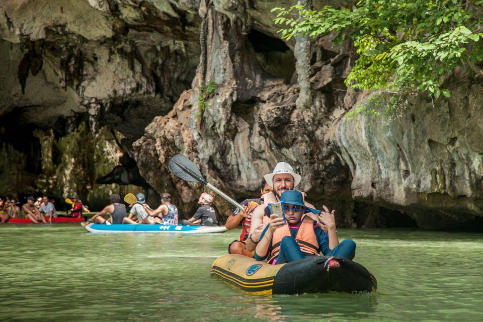 From Phuket: James Bond and Phang Nga Bay Tour by Speedboat - Naka Island beach: the swim break that closes strong