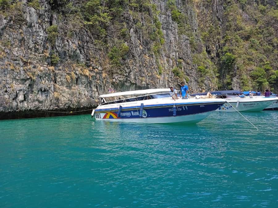 From Phuket: James Bond & Phi Phi Islands Private Boat Tour - Fishing gear on the water: a fun option, not the whole point