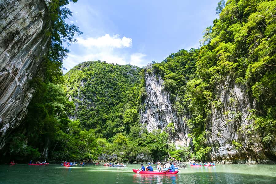 From Phuket: Phanga Nga Bay Boat Day Tour with Lunch - Swimming and extra paddling: emerald water, but not always a calm beach