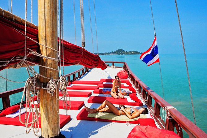 Full-Day Cruise to Angthong Marine Park by famous "The Red Baron" - Stop 2 (Koh Mae Ko): Emerald Lake viewpoints and another beach window