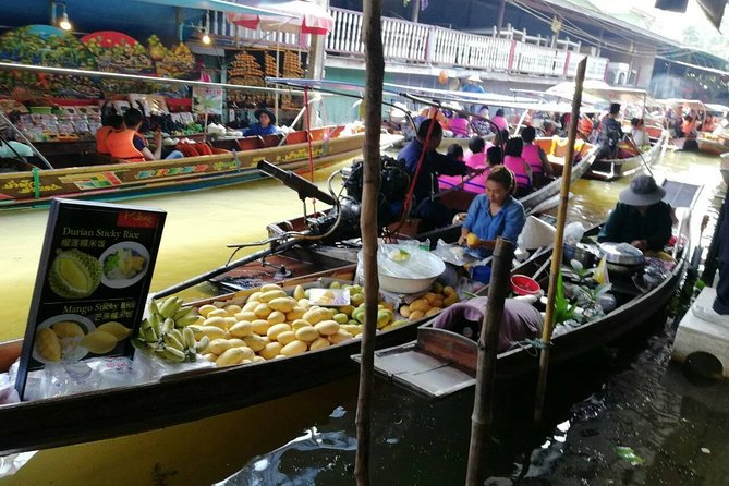 Full-Day Floating Market and Maeklong Railway Market Private Tour from Bangkok - Long-tail boat time at Damnoen Saduak: what to expect