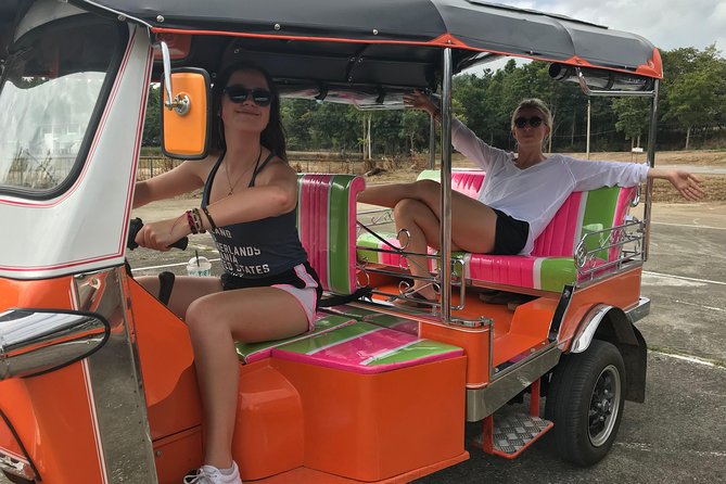 Full-Day Guided Tuk Tuk Chiang Mai Adventure and Rafting - Elephant feeding and bathing: close, but no riding