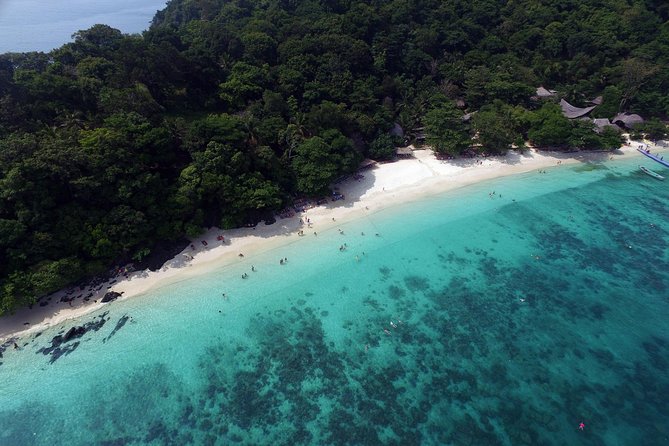 Full-Day Private Phi Phi Islands Speedboat Charter - Bamboo Island: beach time plus a real snorkeling option