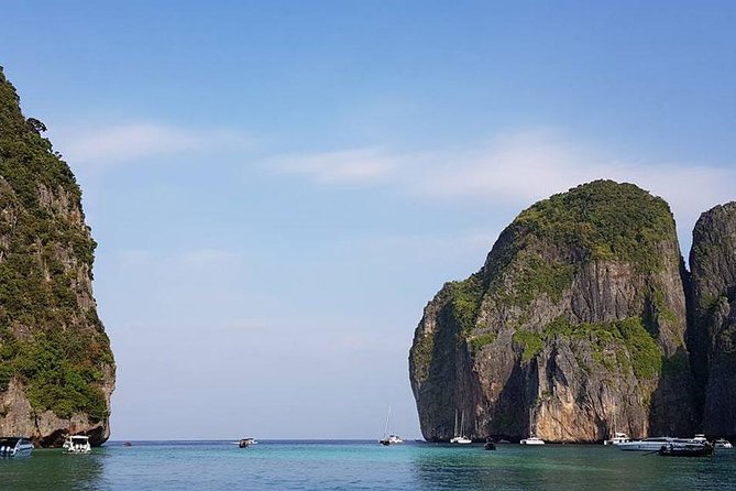 Full Day & Sunset Phi Phi Islands Tour From Phi Phi by Speedboat - Phi Phi Leh lagoon scenery: Pi Leh Lagoon, Loh Samah Bay, and Maya Bay