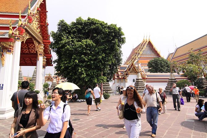 Golden Buddha, Reclining Buddha & Marble Temple Tour - Wat Benchamabophit: Marble Temple architecture in a tight 30-minute loop