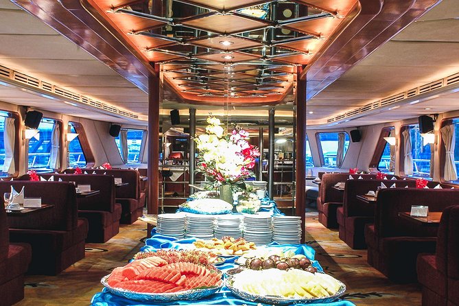 Grand Pearl Dinner Cruise: Dining & Live Performances - The Cruise Route: Wat Arun and the Grand Palace From the Water