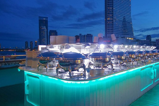 Grand Pearl Dinner Cruise Experience at Bangkok with Pickup - Pickup, return drive, and group size: small group helps