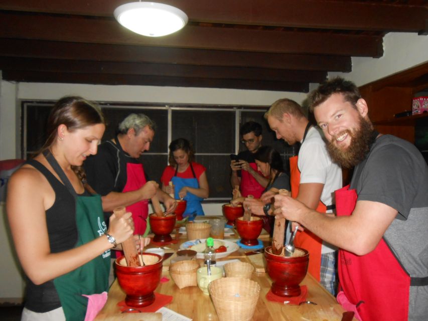 Half-Day Cooking Class with Market Tour - How the class flows: shop, prep, cook, eat course by course