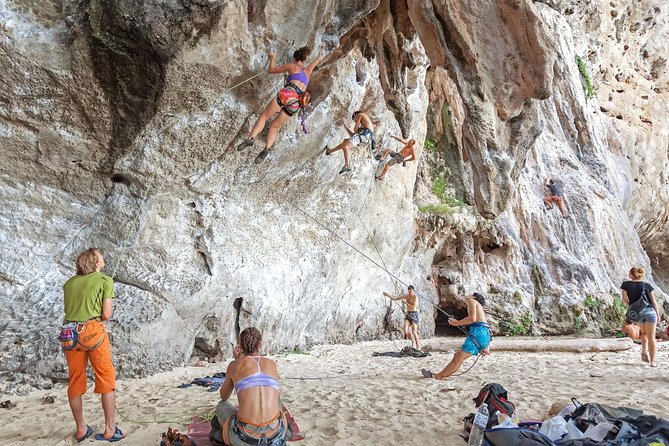 Half-Day Rock Climbing Course at Railay Beach by King Climbers - Railay stops around Phra Nang Cave and the Tonsai base area