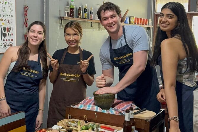 Hands-On Thai Cooking Class Bangkok with Local Chef (Small Group) - Getting Oriented at Mahanakorn Thai Cooking Class (Near Public Transit)