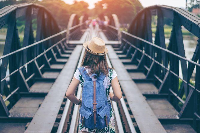 Historic Kanchanaburi: Train, Boat & Skywalk + Lunch From Bangkok - River Kwai Bridge: the famous WWII landmark, plus a local story
